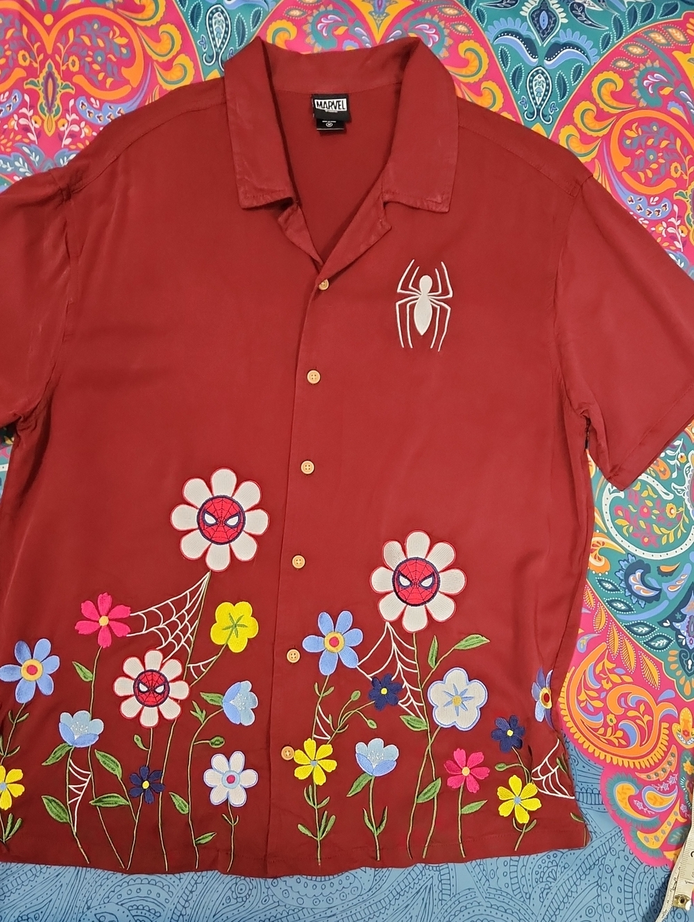 Mens Spiderman Shirt